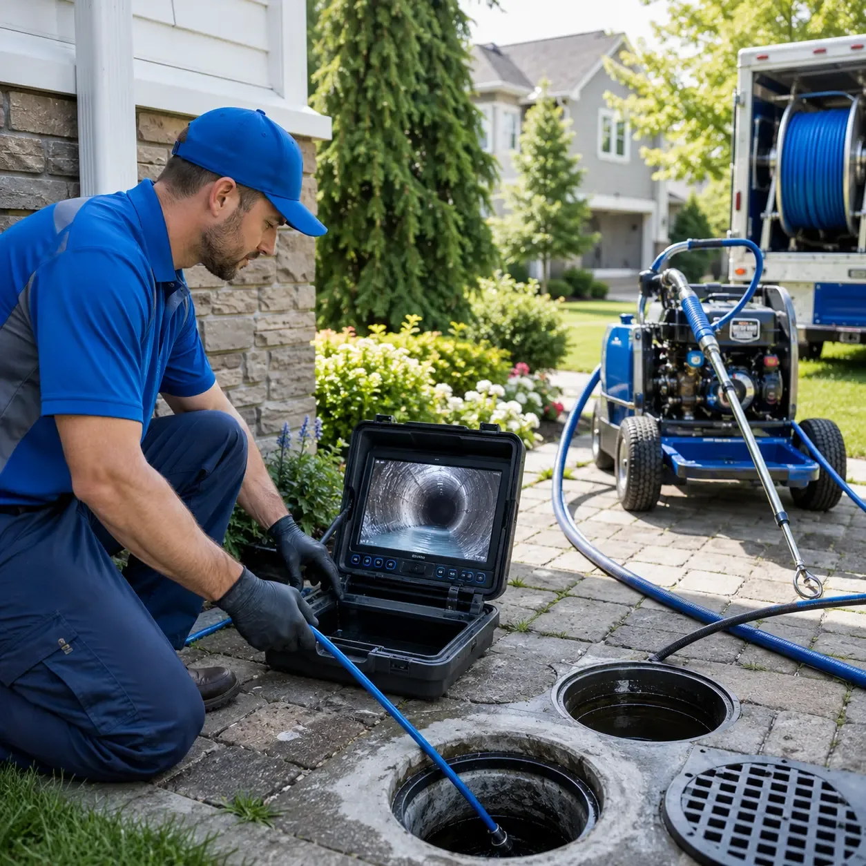 Outdoor drain cleaning professionals serving Pursglove, WV