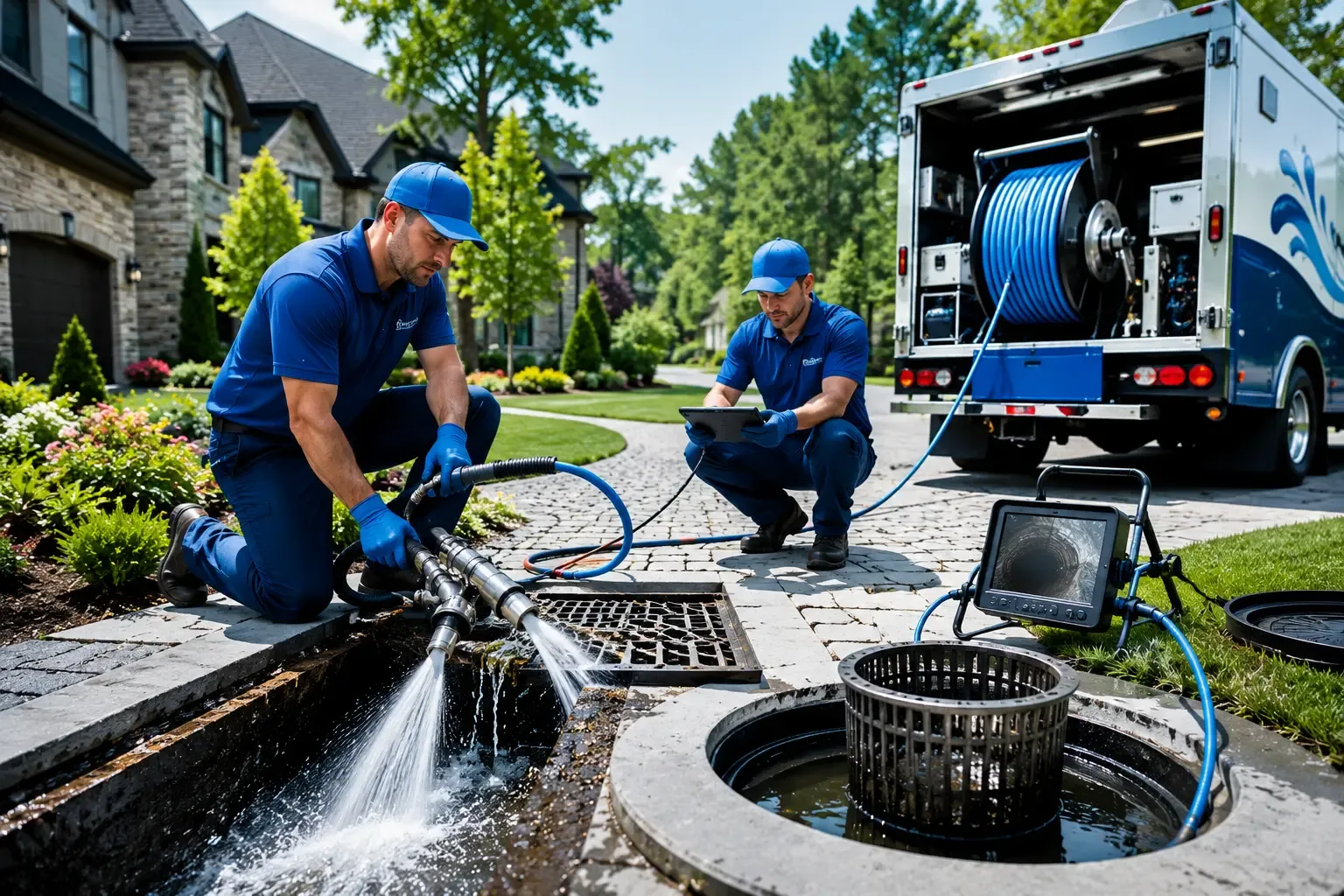 Local outdoor drain cleaning professionals in Pursglove, WV