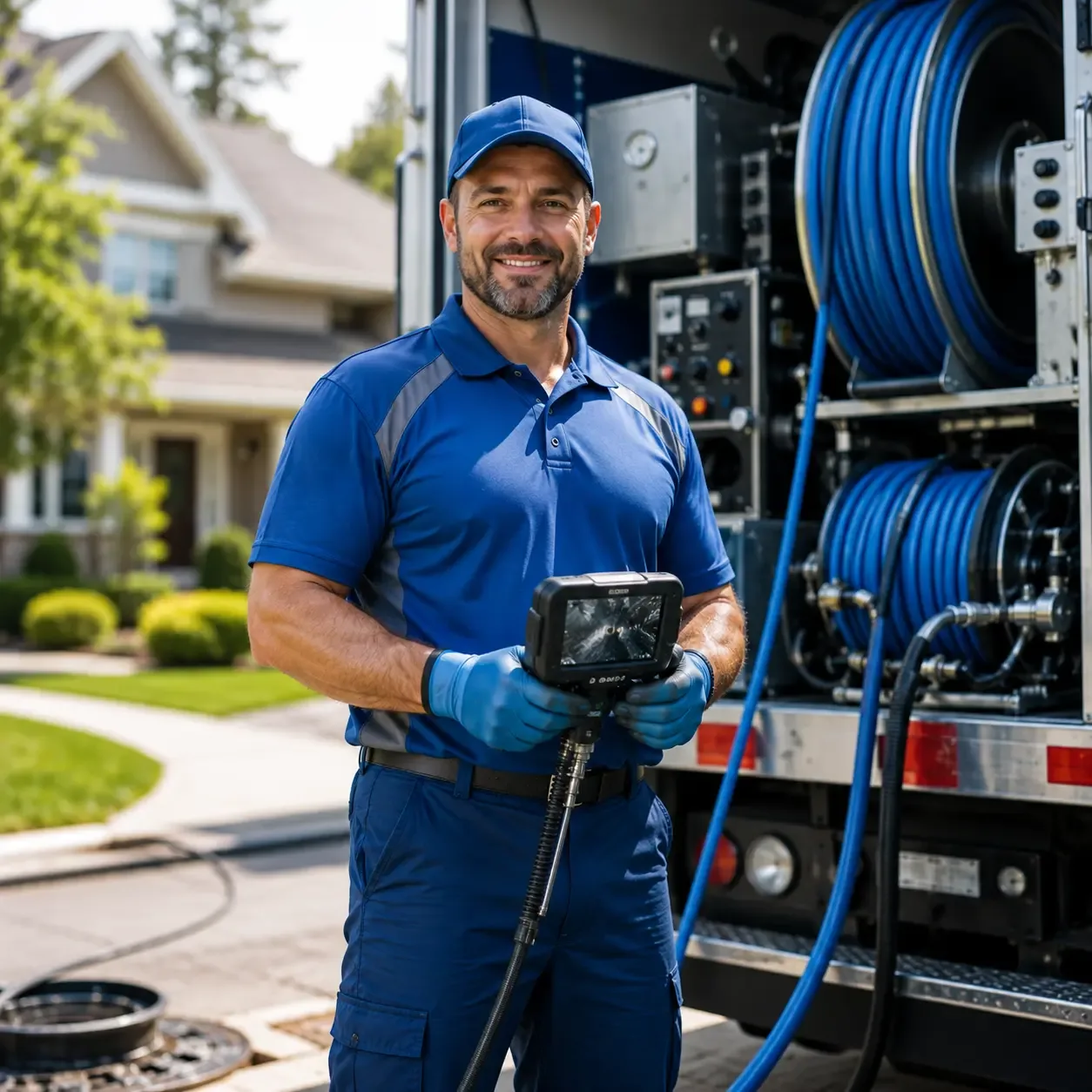 Local outdoor drain cleaning specialists in Pursglove, WV